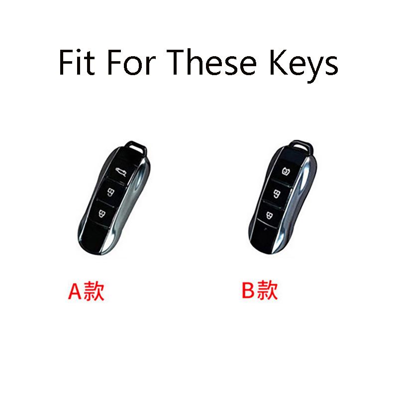 Zinc Alloy Car Key Cover Plastic Key Case Keychain For Dongfeng Fengguang Dfsk Glory 580 Fengon Ix5 Ix7 Seres Sf5