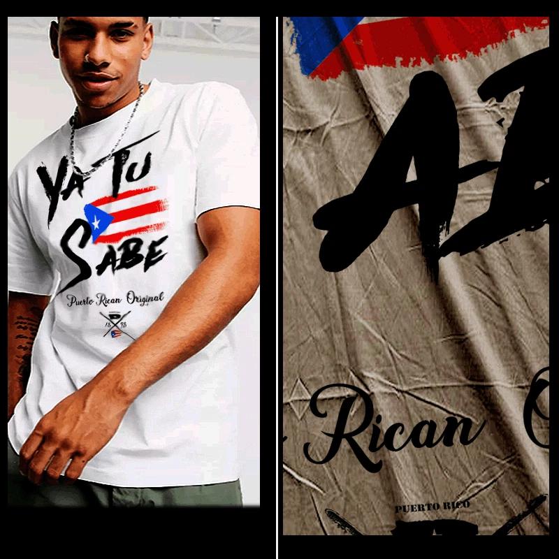 Puerto Rico t-shirt Puerto Rican Flag Boricua, Taino Ya tu sabe White tee S
