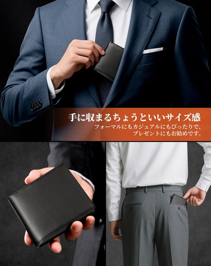 Aerokyo Tochigi Leather Bifold Holds 10 Cards Protects Against RFID Crafted by Top Slim and Perfect for Business and Everyday Perfect As a Gift for