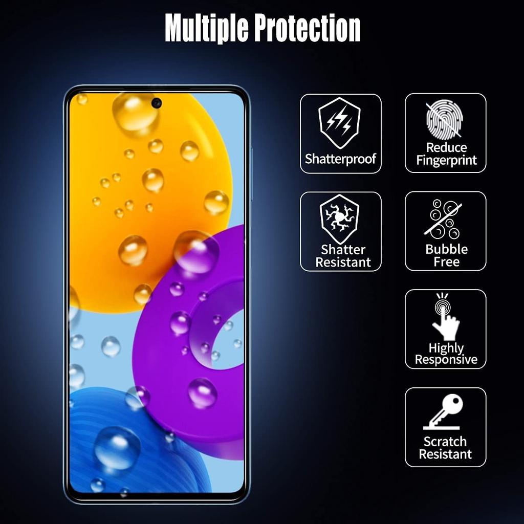 Premium Protective Glass for Samsung M52 5G Screen Protector for Samsung Galaxy M52 5G Tempered Glass Film for Samsung M 52 5G SM-M526BR M526B