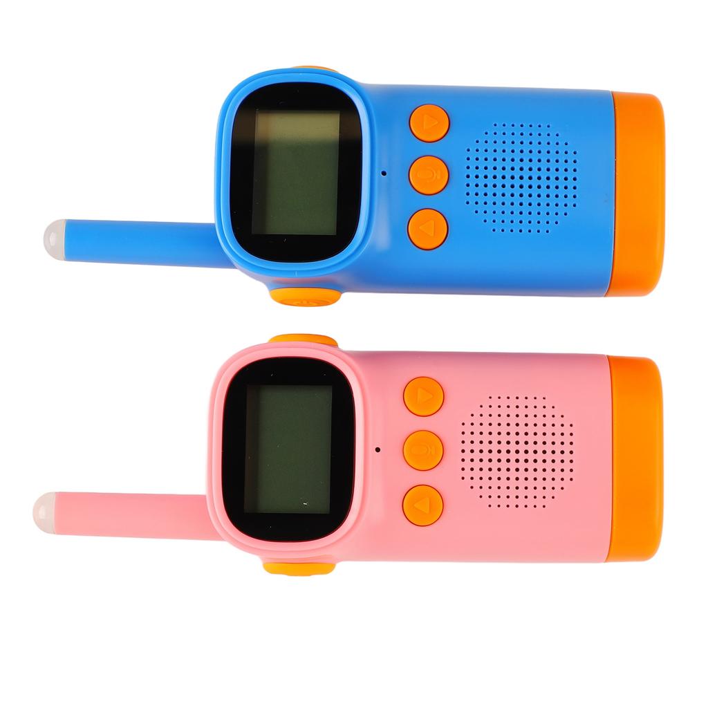 2PCS Children Walkie Talkie Toy with Flashlight Long Range Handheld 2 Way Radio for Indoor Outdoor