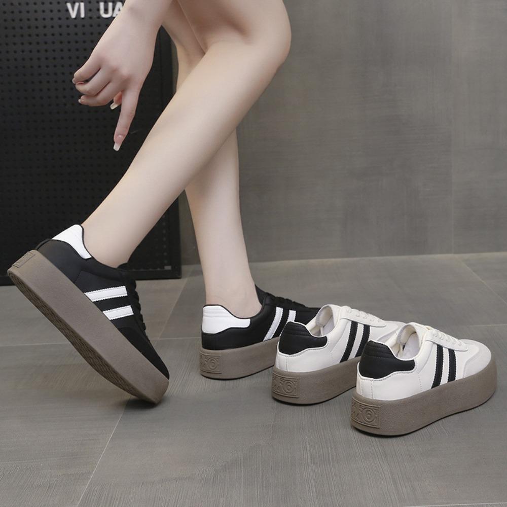 Spring and Summer Casual  Hick Soled Sports Board Shoes for Women