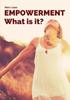 The Empowerment : What Is It? Book