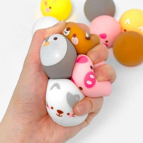 Zvířátko Měkké Mochi 30ks Sada Náhodné Dodání, populární hračky v Koreji