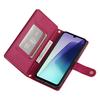 For Xiaomi Redmi A5 NFC (EU) (173.45mm) Case Zipper Pocket Wallet Leather Phone Cover with Straps