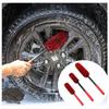 Bendable Design Auto Wheel Woolies Brushes Long Handle Car Rim Tire Wash Brushes  Tire Washing