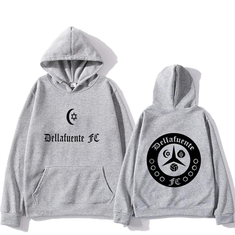 Men's delafuente hoodies, fashionable hoodies, sweatshirts, printed puldies, hoodies, women's winter hip-hop brand clothing