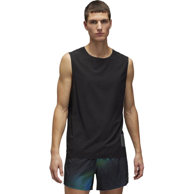 Y-3 Run Tank Black Men Tops JN4885