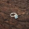 Friendship Day Deal Sky Blue Topaz Gemstone Sterling Silver Statement New Ring RR-43-16