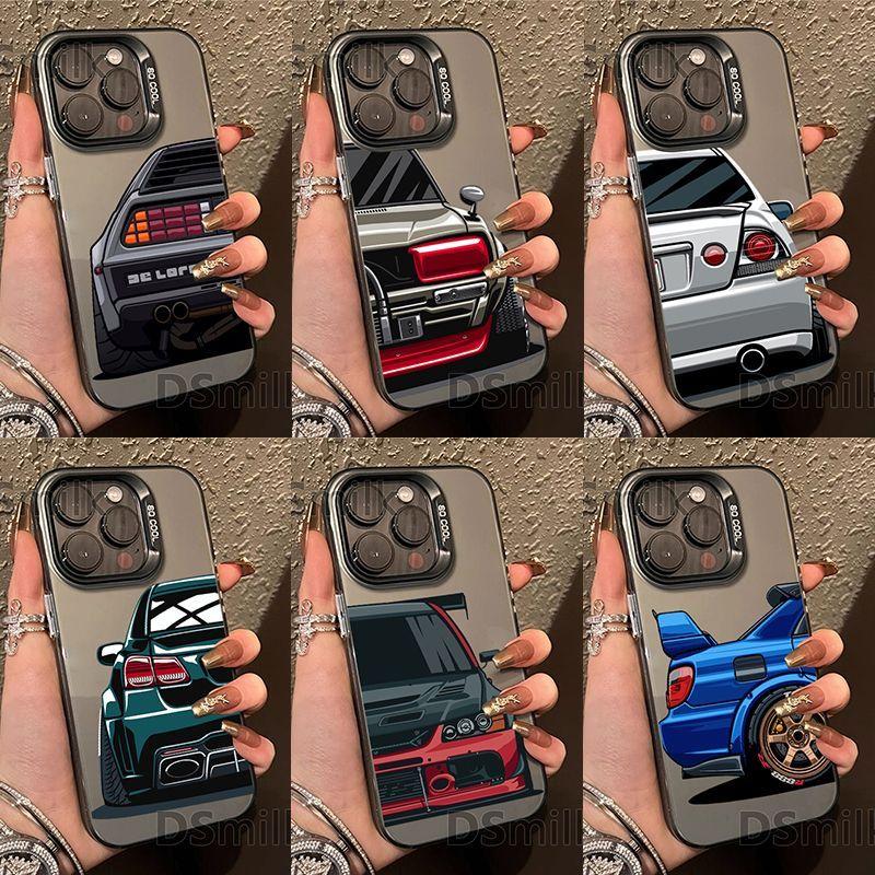 JDM Sports Car Pattern Phone Case for Samsung Galaxy A16 A06 A35 A55 A25 A05S A15 A56 A54 A36 A34 A24 A26 A14 A05 A04 4G 5G