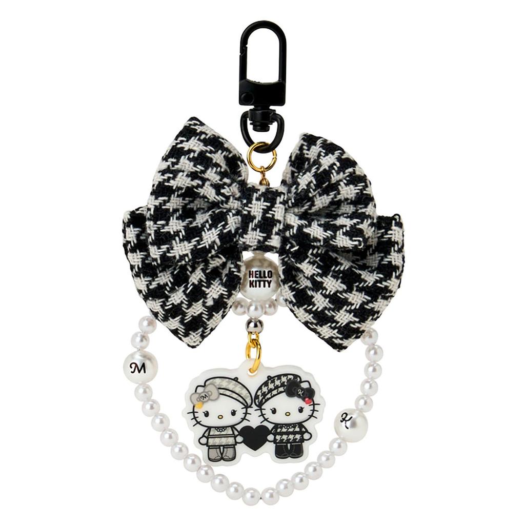 Sanrio Hello Kitty Keychain Girly Twin 282928 (Monochrome Coordinate)