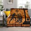 Greek Mythological Scene Blanket Flannel Blanket for Bed, Sofa, Camping, Hiking, Picnic Essentials, Gift for Family Fan Gifts