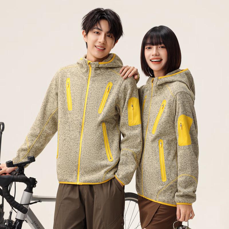 SNOWFLYING Unisex Hooded Sport Fleece Jacket