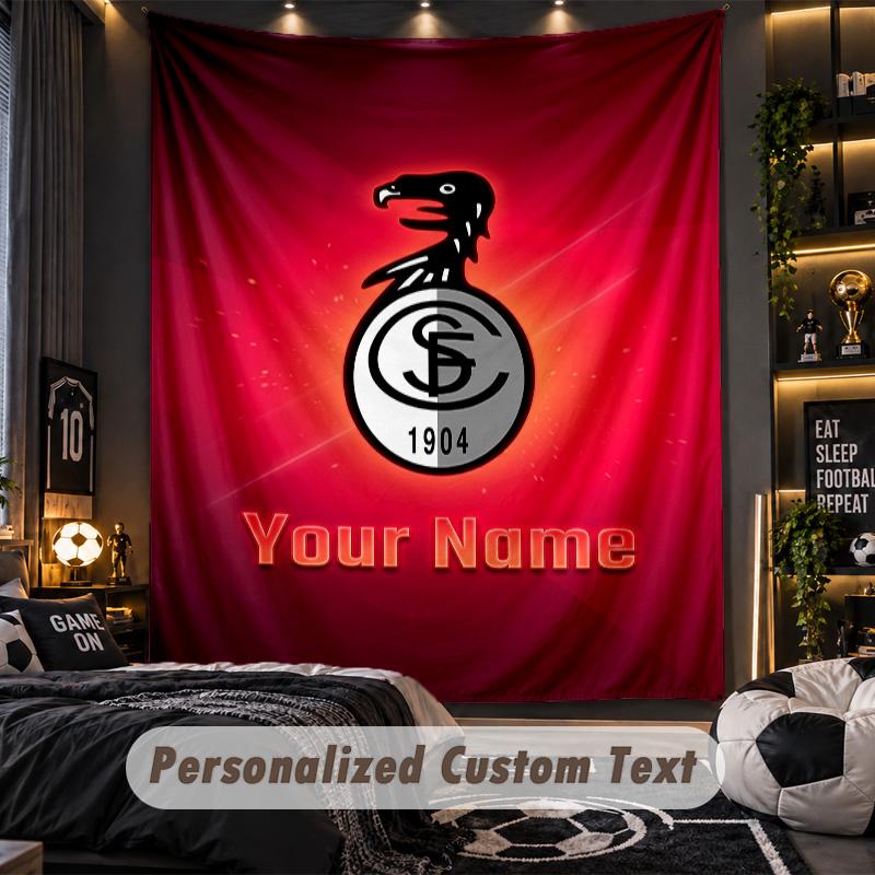 TapestrySC Freiburg FC Custom Name Text Personalized Wall Hanging Tapestry Home Wall Decor