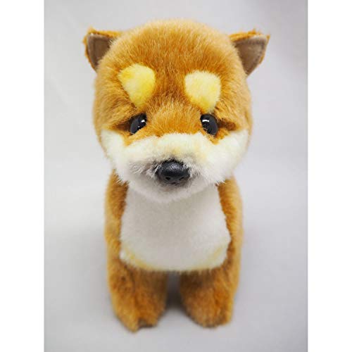 Sanei Boeki Original Plush Toy, Graceful (Made in Japan), Shiba Inu (S), Standing, Brown, W12.5 x D24 x H21.5cm, Dog, I-6857
