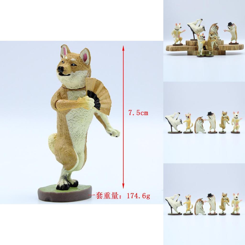 Dog Dance Master Pvc Figurines Set For Kids And Collectors
