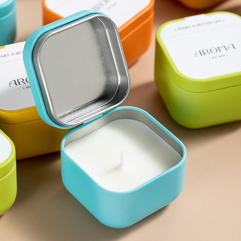 Scented Candles Marmouth Iron Smokeless Soybean Wax Hotel Home Room Long-lasting Romantic Fragrance Essential Oil