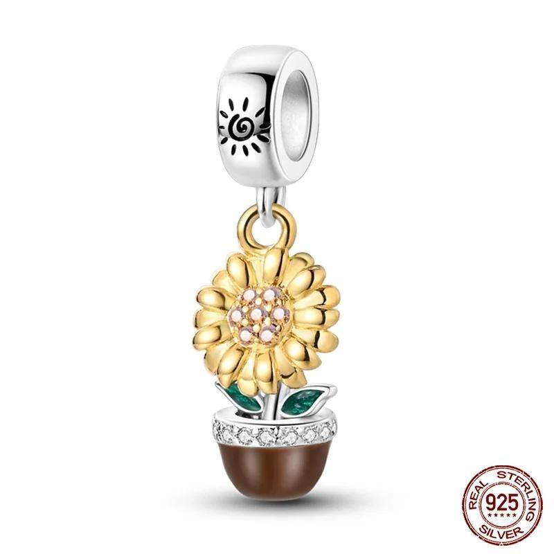 Copper Fashion Squirrel Maple Leaf Autumn Series Charms Beads Fit Original Bracelets Diy Jewelry Making