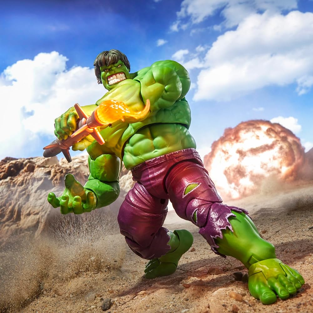 Hasbro Marvel Legends Maximum Series Hulk Action Figure 21.5cm with Accessories and Articulated Joints