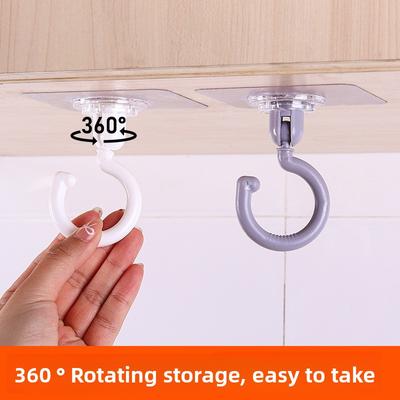 Dedicated for Ceiling Rotary Ceiling Non-punching and Traceless Strong Door Hanging Hook