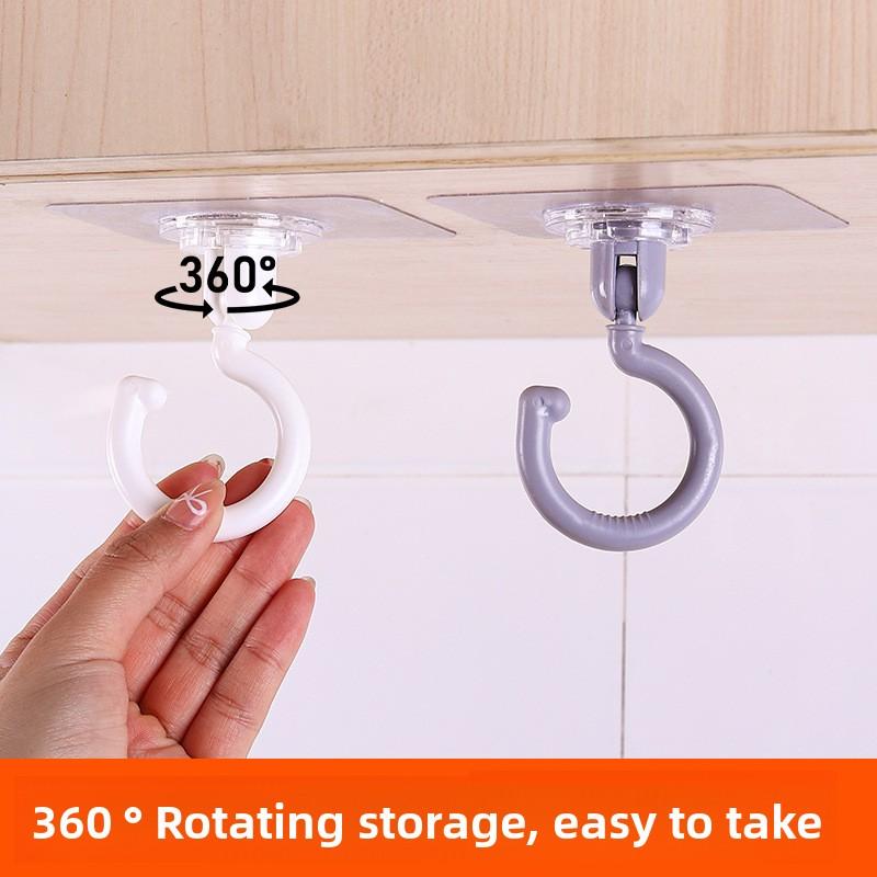 Dedicated for Ceiling Rotary Ceiling Non-punching and Traceless Strong Door Hanging Hook