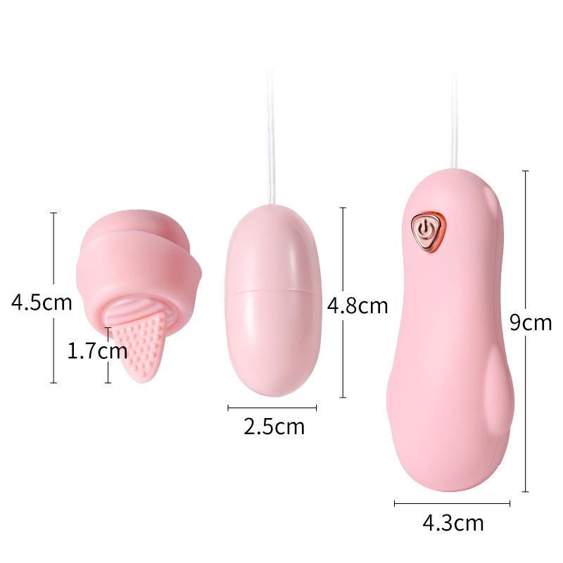 Nowjoy Little Bear Vibrating Egg: Women's Tongue-Licking G-spot & Clitoral Massage Vibrator.