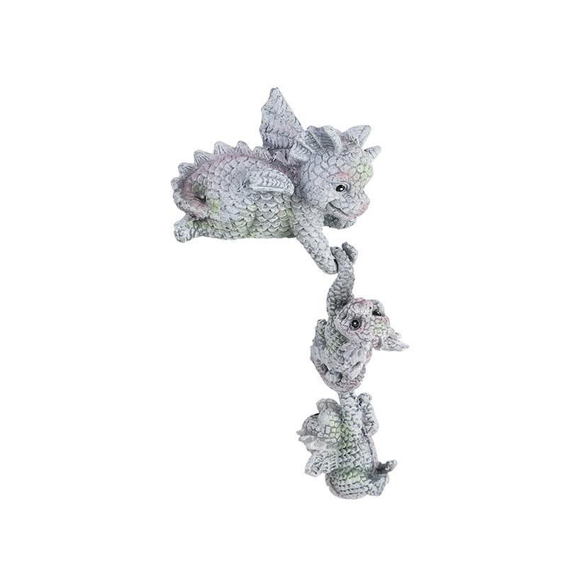 

Resin Garden Handicrafts With Threedragon Design For Home Decor And Gift Giving