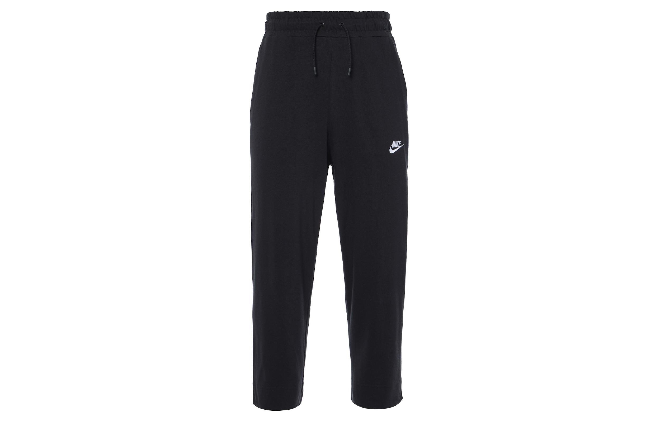Nike Women ss Wide-Leg Cropped Pants Black DA6165-010 S