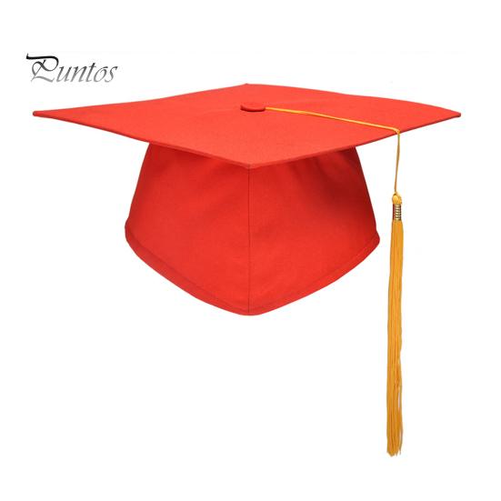 Graduation Cap with Tassel Bachelors Hat with Adjustable Size Elastic Band Graduation Dress Accessory Master Degree Graduation Ceremony Hat