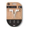In-ear Headphones - TECH ONE - Soft earTECH TEC1004 - Built-in Microphone - Wired 3.5 Mm Jack - White 1.2 M