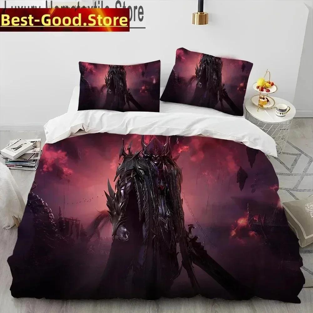 3D Print Lost Ark Game Bedding Set Printed Bed Set With Pillowcase Bed Duvet Cover Soft Queen King Size Bedclothes Home