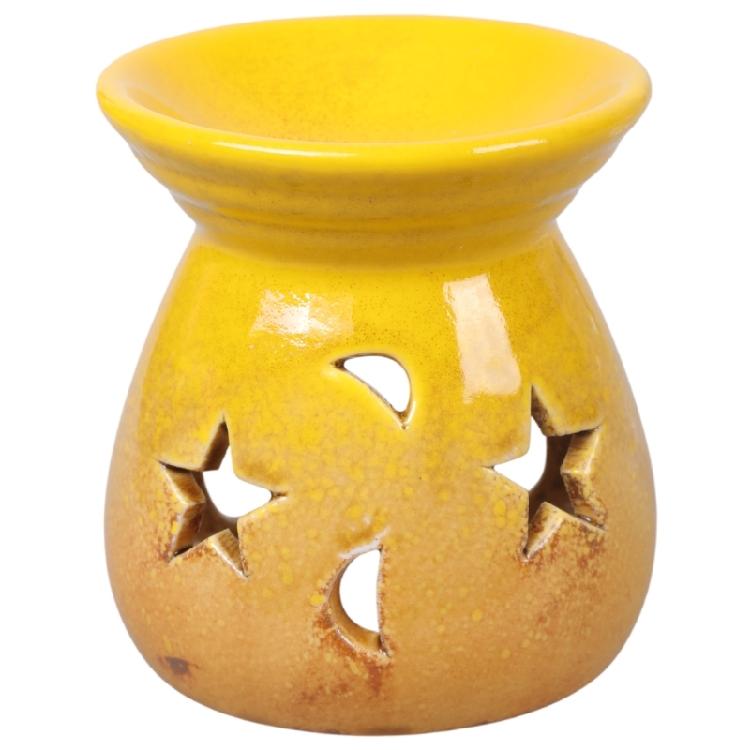 Beautifully Craft Ceramic Incenses Holder Featurings Star And Moon Essential Oil Burners Perfect For Meditations