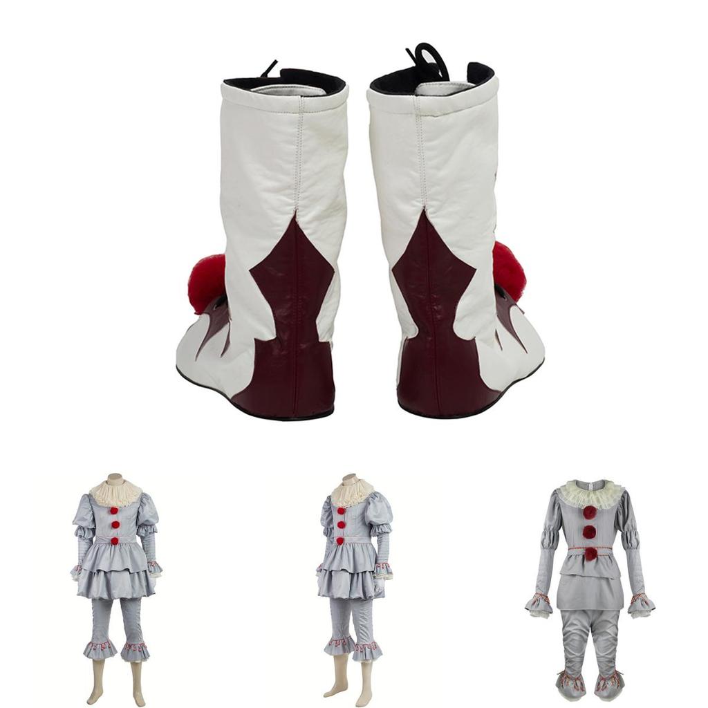 Stephen King's It Palhaço Assustador Joker Pennywise Fantasia Cosplay Material de Alta Qualidade E Durável
