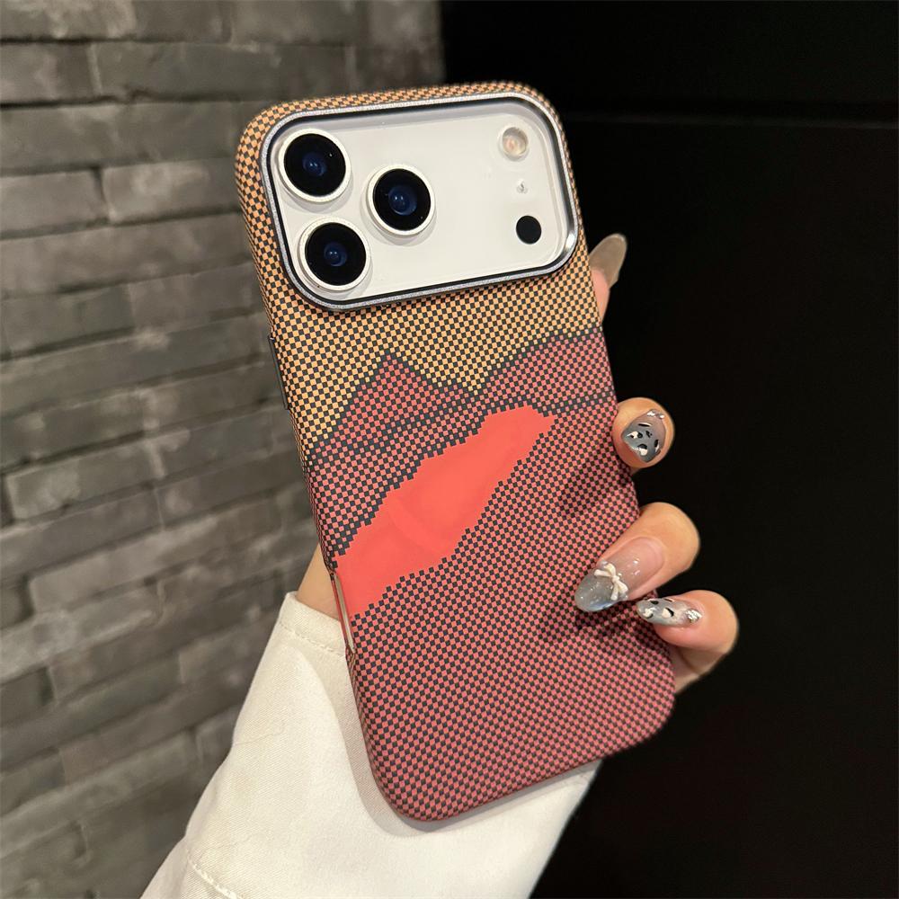 Slim Matte Carbon Fiber for  PC Case for For Iphone 17 Air 16 Pro Max 1 14 Plus 13 12 11 Wireless Charging Shockproof Cover