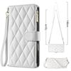 Custodia a Tracolla in Pelle per Samsung Galaxy S25 S24 S23 Ultra S22 S21 FE S20 S10 Plus Note 20 + Tasca con Zip Porta Carte Borsa Copertura