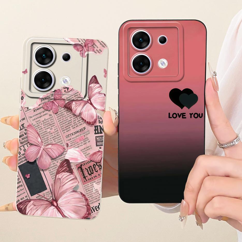For Infinix Zero 30 5G Case X6731 New Flowers Candy Painted Cover Soft Silicone Case For Infinix Zero 30 4G X6731B Zero30 Fundas