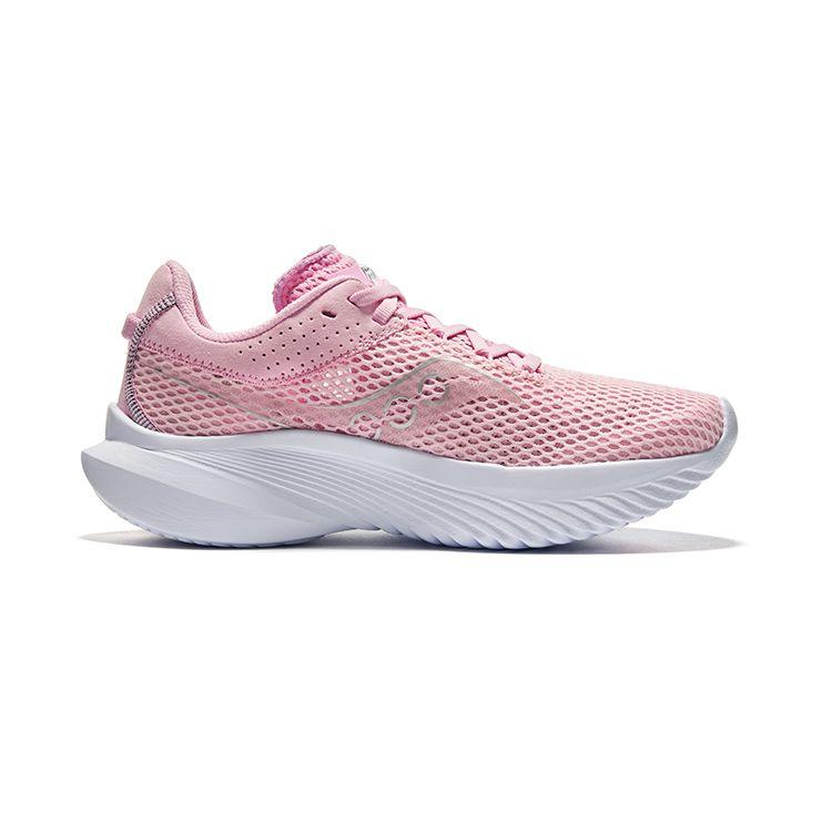 Saucony Kinvara 14 Lightweight Comfortable Mesh Cushioning Breathable Supportive Lightweight Low-Top Running Shoes Women running shoes Pink S10823-37