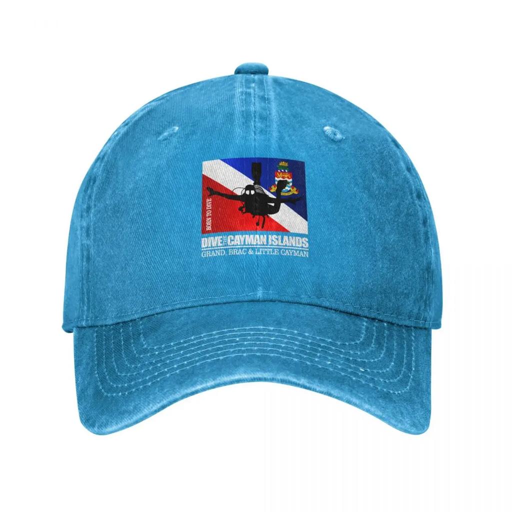 Dive The CayUnisex Islands (DF) Baseball Cap Vintage fashionable Rave hiking hat Trucker Hats For Unisex Womens
