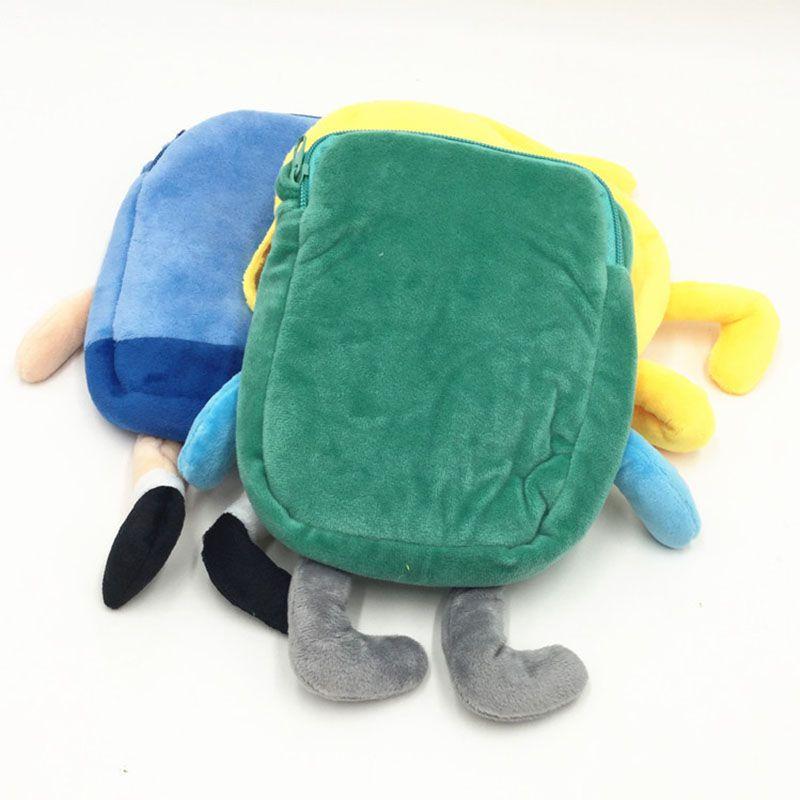 Adventure Time Beemo BMO Plüschrucksack für Kinder mit weichem Griff und geräumigem Design