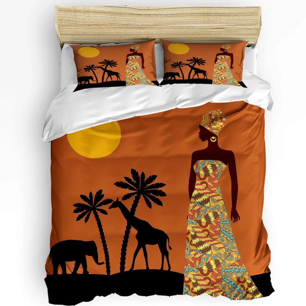 Elephant Nursery Decor Bedding Set For Bedroom Bed Home Cute Elephants Holding Heart Shape Duvet Cover Quilt Cover Pillowcase