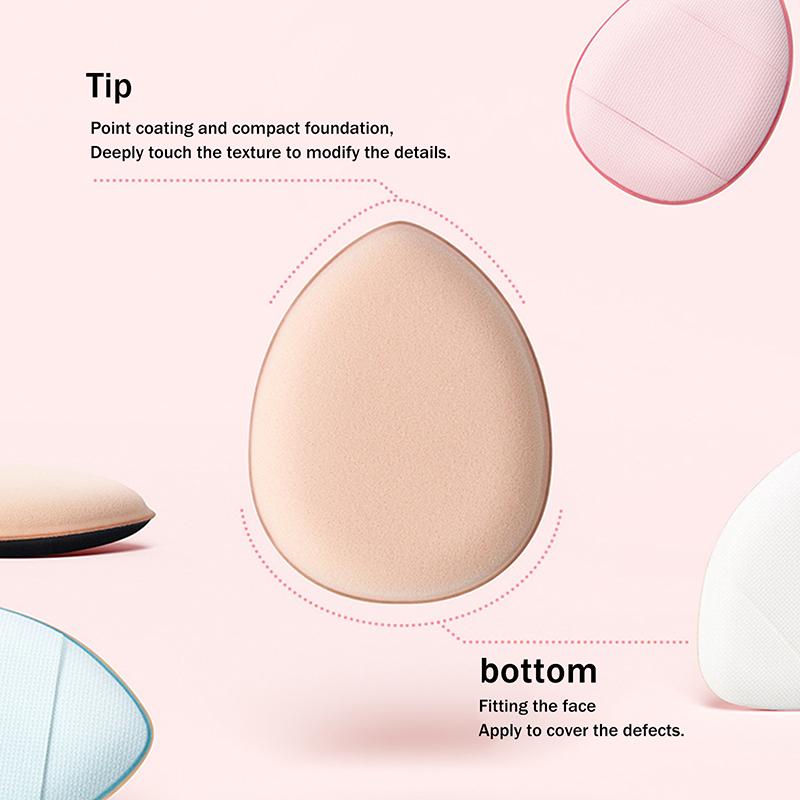 Mini Finger Puff Foundation Small Air Cushion Powder Sponge Face Concealer Bb Cream Cosmetic Applicator Makeup Tools