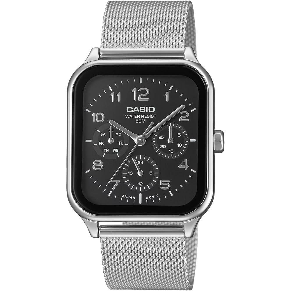 [Casio] CASIO Standard Round Rectangle 24 Hour Display Multi-function Analog Men s Watch MTP-M306...