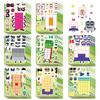 8/16 Bucăți Puzzle Blocuri Numerice Autocolante Fă o Față Educațional DIY Impermeabil pentru Cutie de Depozitare Sertar Cutie de Papetărie Chitară Decaluri