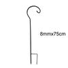 Iron Garden Hook with Easy Installation for All Your Hanging Needs