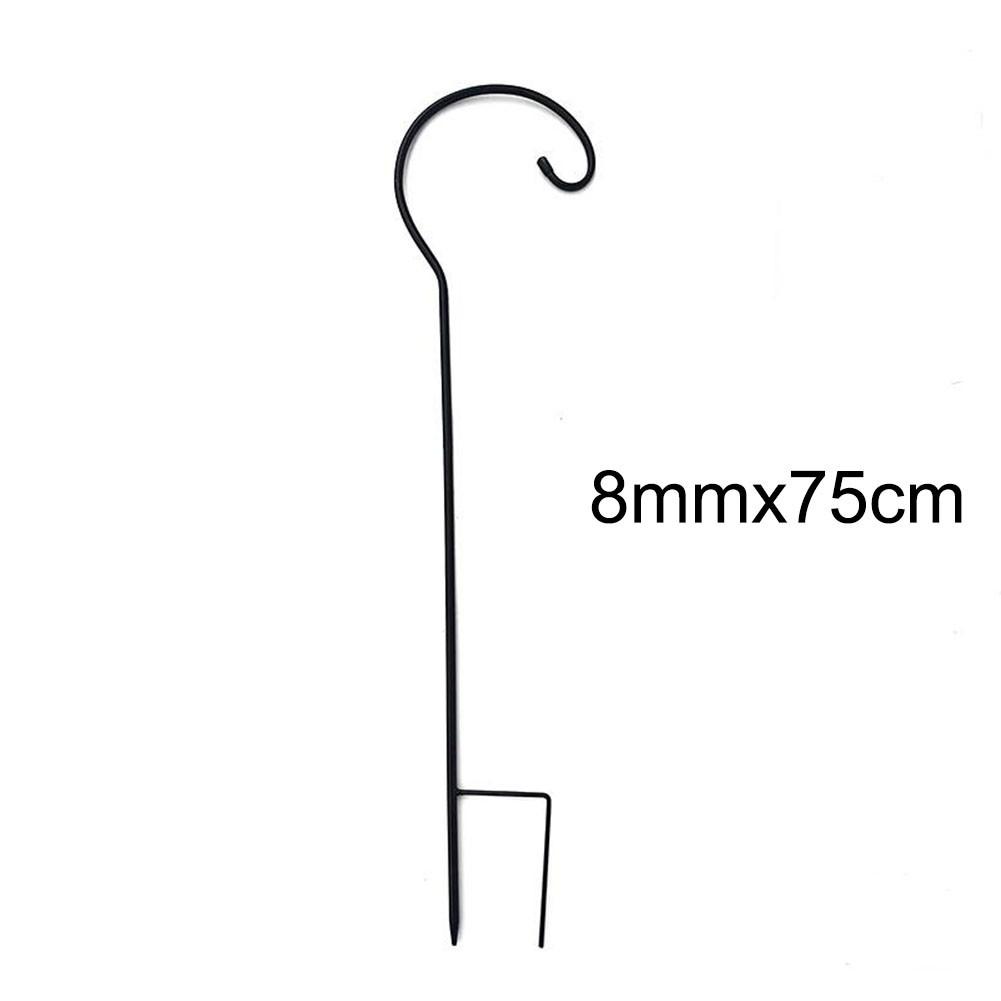 Iron Garden Hook with Easy Installation for All Your Hanging Needs