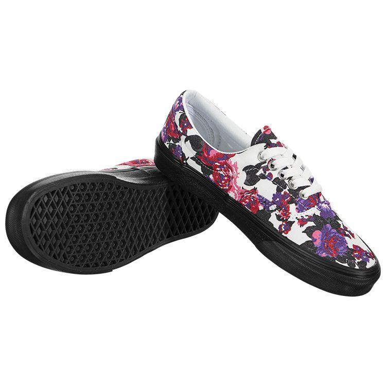 Vans Era Florals Unisex Sneakers White Black VN0A4U39WYX