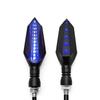 Universal Amber Blue 12V DRL Flowing Flashing Dynamic Sequential Motorcycle Led Turn Signals Light Indicator Light Motorcycle
