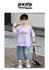 Boys' Summer Short Sleeved Set 2026 New Fashionable Children's Summer Dress Boys' Baby Jeans Two Piece Set Trendy