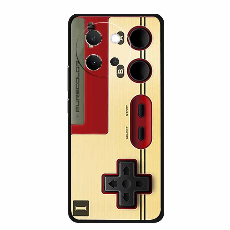 For Vivo V40 Lite Case Black Silicone Soft Back Cover Case For Vivo V40 Lite 5G Phone Case Cover V 40 V40lite 6.78" Funda Coque