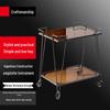 Modern 2-Tier Mobile Serving Cart